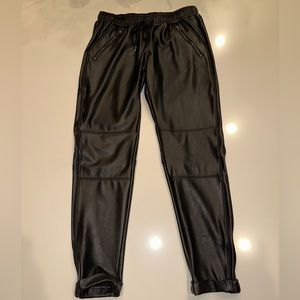 David Lerner faux leather pants